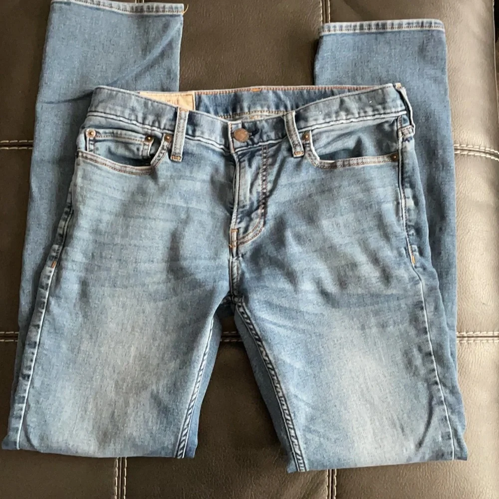 Men’s Hollister Light Blue Jeans Size 30x32 - Picture 3 of 5